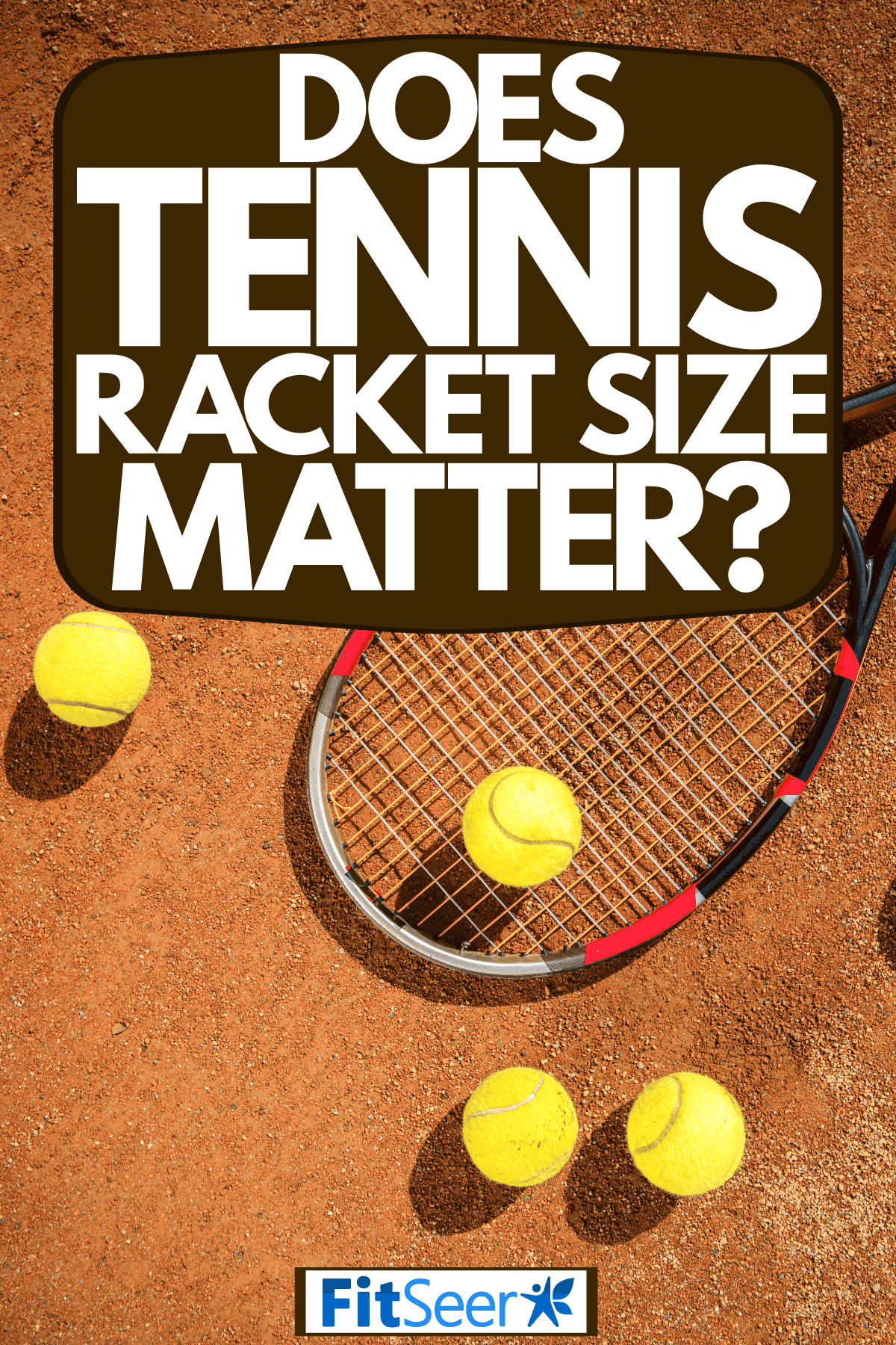 A tennis racket placed on the ground along with other tennis balls, Does Tennis Racket Size Matter?