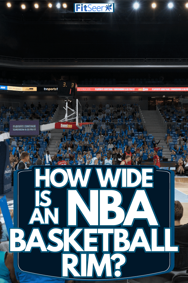 Basketball players and fans photographed far away, How Wide Is An NBA Basketball Rim?