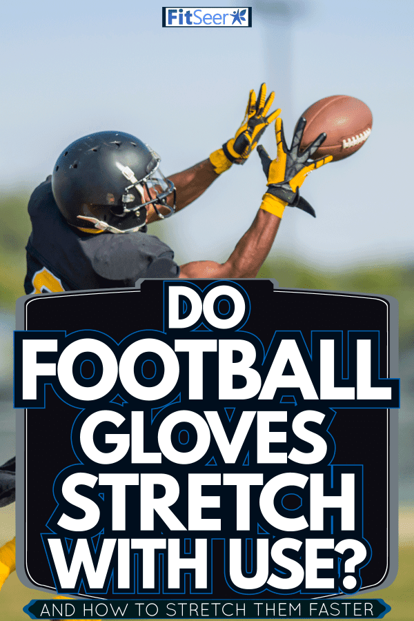 Football players trying to catch the ball, Do Football Gloves Stretch With Use? [And How To Stretch Them Faster]